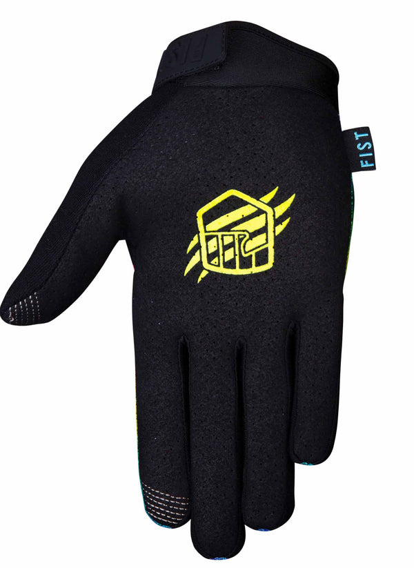 fist handwear chapter 17 tiedye breezer gloves mx moto bmx mountain bike palm